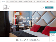 Tablet Screenshot of hotelpalladia.com